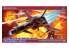 Hasegawa maquette 64807 Space Wolf SW-190 « Harlock Custom » avec figurine en acrylique 1/72