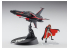 Hasegawa maquette 64807 Space Wolf SW-190 « Harlock Custom » avec figurine en acrylique 1/72