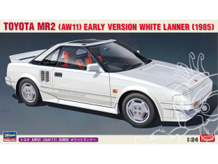 Hasegawa maquette voiture 20656 Toyota MR2 (AW11) Premier modèle White Runner 1/24