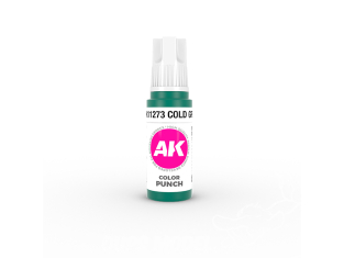 Ak interactive peinture acrylique 3G AK11273 VERT FROID COULEUR PUNCH 17ml