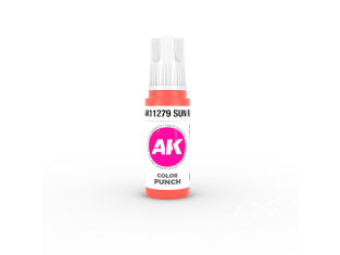 Ak interactive peinture acrylique 3G AK11279 SOLEIL ROUGE COULEUR PUNCH 17ml