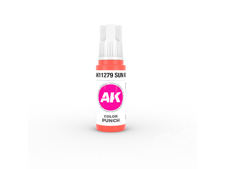 Ak interactive peinture acrylique 3G AK11279 SOLEIL ROUGE COULEUR PUNCH 17ml