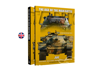 Ak Interactive livre AK130014 L'ÂGE DU CHAR DE COMBAT PRINCIPAL en langue Anglaise