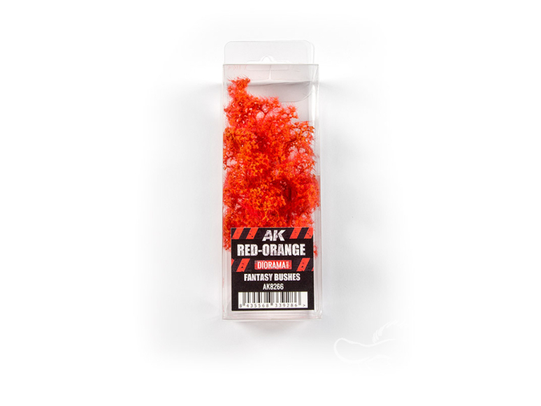 AK interactive Diorama series ak8266 BUISSONS FANTAISIE ROUGE-ORANGE