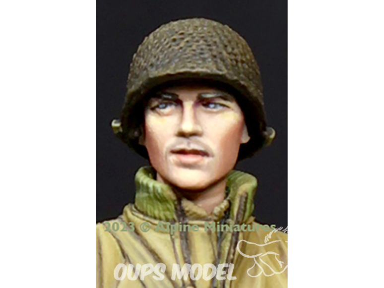 Alpine figurine H032 Ensemble de tête d'infanterie américaine set 5 1/35