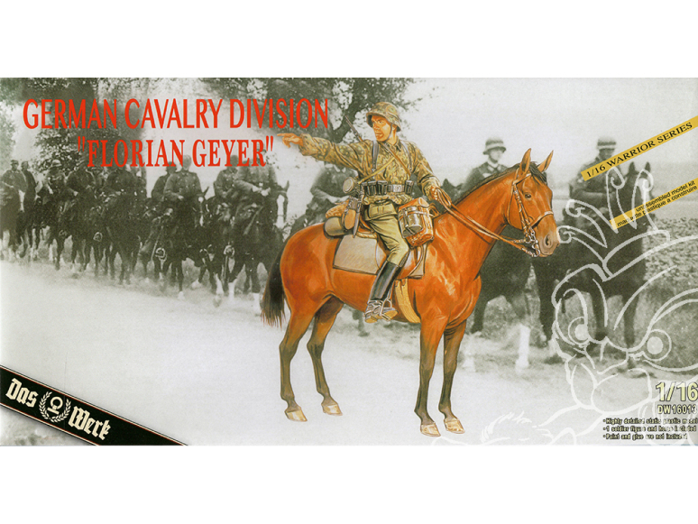 DAS WERK maquette personnage DW16013 Division de cavalerie allemande "Florian Geyer" 1/16
