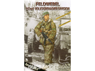 DAS WERK maquette personnage DW16017 Feldwebel 352e Division Volksgrenadier 1/16