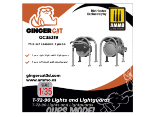Ginger Cat accessoire GC35319 T-72-90 Lumières et protection 1/35