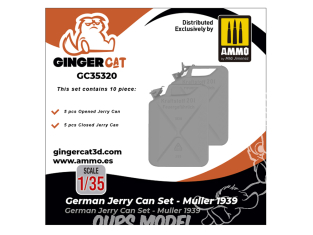 Ginger Cat accessoire GC35320 Jerrycan Allemand - Muller 1939 1/35