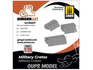 Ginger Cat accessoire GC35217 Caisses militaires 1/35