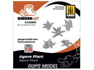 Ginger Cat accessoire GC35801 Plante Agave 1/35