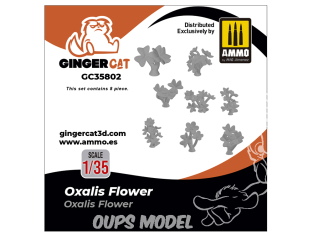 Ginger Cat accessoire GC35802 Fleur Oxalis 1/35
