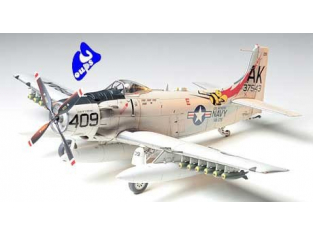 tamiya maquette avion 61058 Douglas Skyraider AD-6 (A-1H) 1/48