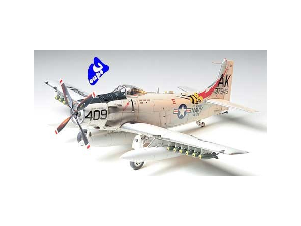 tamiya maquette avion 61058 Douglas Skyraider AD-6 (A-1H) 1/48