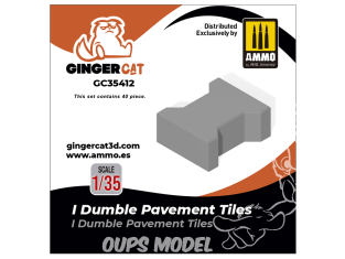 Ginger Cat accessoire GC35412 Dalles pavés Dumble I 1/35