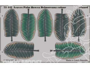 Eduard photodecoupe diorama 73442 Feuilles Palm Howea Belmoreana 1/72