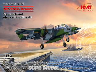 Icm maquette avion 72186 OV-10D+ Bronco Avion d'attaque et d'observation américain 1/72