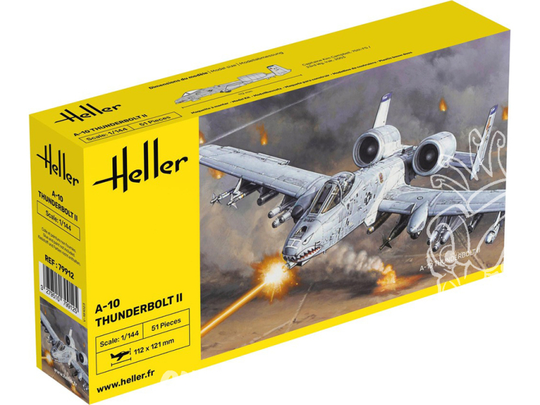 HELLER maquette avion 79912 A-10 Thunderbolt II 1/144