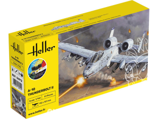 HELLER maquette avion 56912 A-10 Thunderbolt II kit complet inclus colle et peintures 1/144