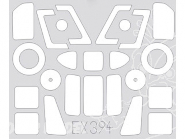 Eduard Express Mask EX394 H-34 1/48