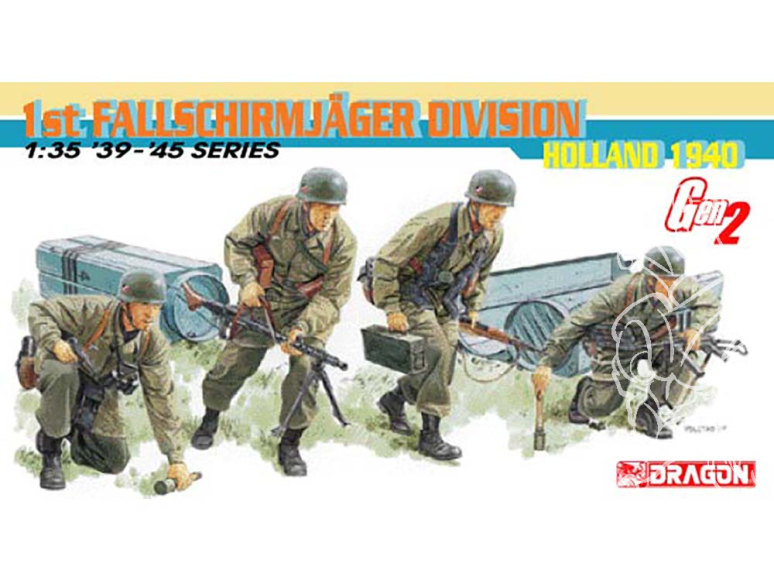 Dragon maquette militaire 6276 1st Fallschirmjager Division Hollande 1940 1/35