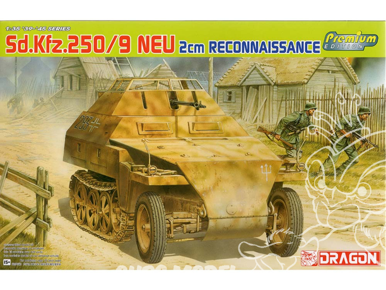 Dragon maquette militaire 6316 Sd.Kfz.250/9 NEU 2cm Reconnaissance 1/35