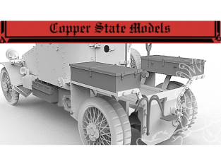 Copper State Models maquettes militaire A35-011 Lanchester AC Extérieur pour 35001 1/35