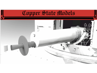 Copper State Models maquettes militaire A35-015 Boosters de muselière MG08, avec disque Flash 1/35