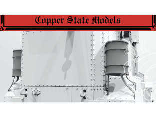 Copper State Models maquettes militaire A35-021 Réservoirs supplémentaires pour Ehrhardt 35010 1/35