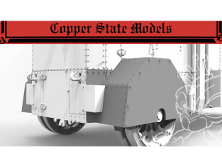 Copper State Models maquettes militaire A35-020 Garde-boue arrière early type pour Ehrhardt 35010 1/35