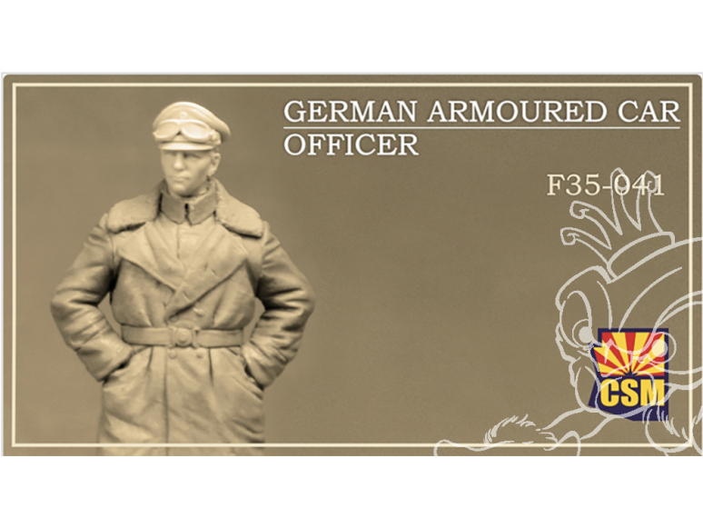 Copper State Models personnel militaire F35-0041 Officier de véhicules blindés allemands 1/35