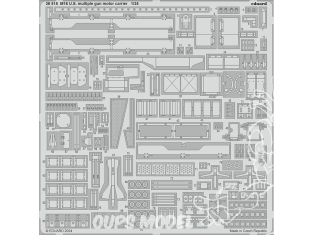 Eduard photodecoupe militaire 36515 Amélioration M16 U.S. Multiple gun motor carrier Tamiya 1/35
