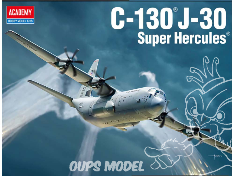 Academy maquettes avion 12631 Lockheed C-130J-30 Super Hercules 1/144