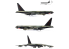 Academy maquettes avion 12632 Boeing USAF B-52D Stratofortress 1/144
