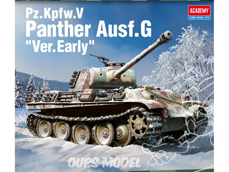 Academy maquettes militaire 13529 Pz.Kpfw.V Panther Ausf.G "Version Early" 1/35