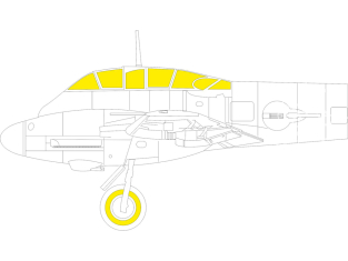 Eduard Express Mask CX658 Messerschmitt Me 410A-1 Airfix 1/72