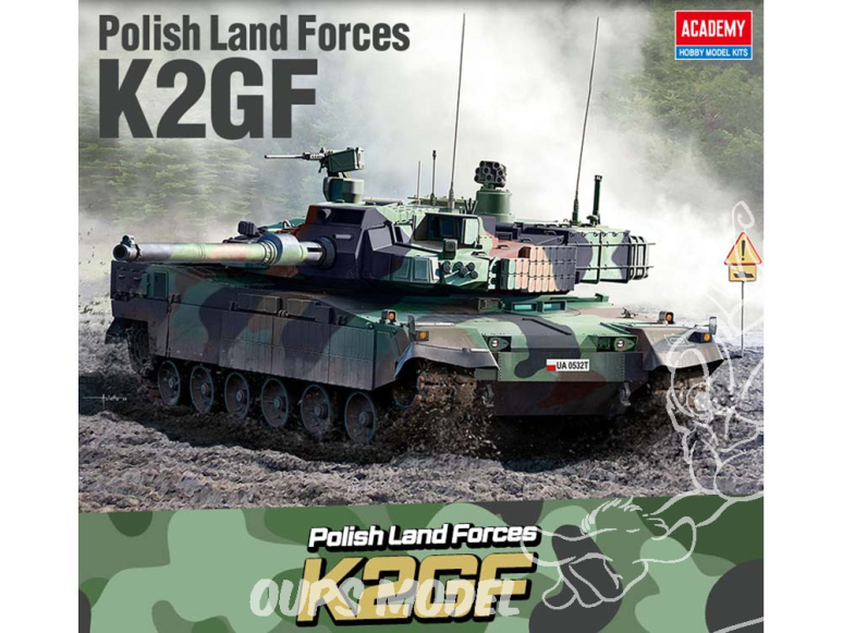 Academy maquettes militaire 13560 Forces terrestres polonaises K2GF 1/35