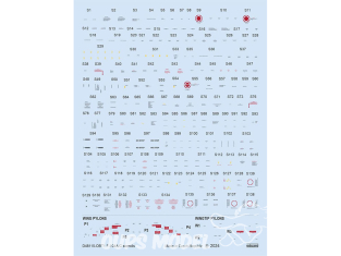 Eduard Decalques avion D48115 Marquages / Stencils F-104A/C Kinetic 1/48