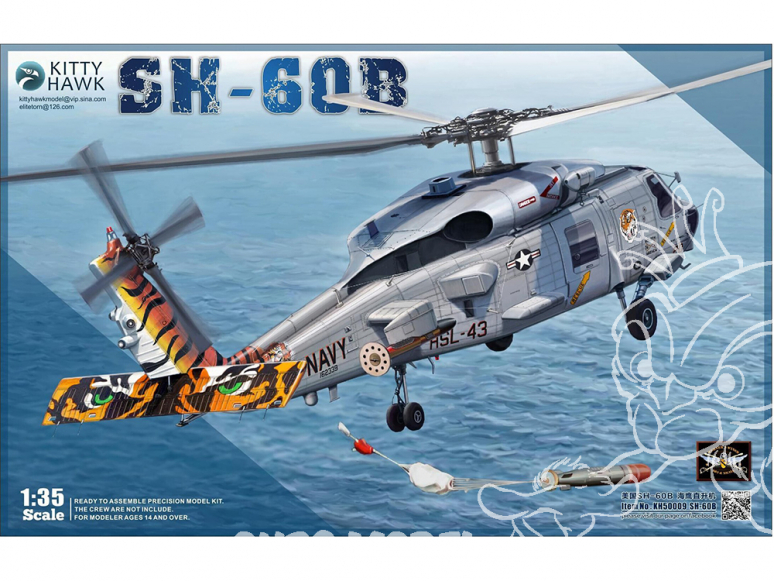 Kitty Hawk maquette hélicoptère kh50009 Sikorsky SH-60B Seahawk 1/35