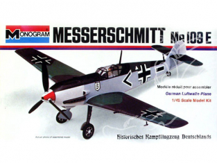 Monogram maquette avion 6800 Messerschmitt Me109E 1/48