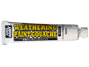 Mr Hobby WT01 Weathering Paint Gouache peinture patinable à base d'eau Blanc