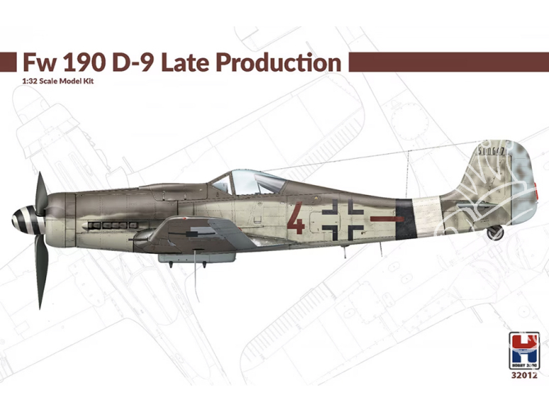 Hobby 2000 maquette avion 32012 Focke Wulf Fw 190 D-9 Late Production 1/32