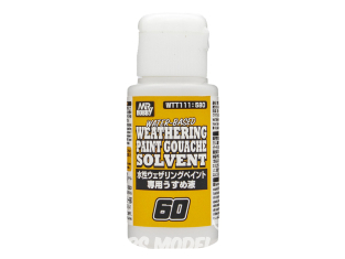 Mr Hobby WTT111 Weathering Paint Gouache Diluant pour peinture patinable à base d'eau