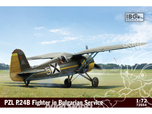 IBG maquette avion 72554 Chasseur PZL P.24B en service bulgare 1/72