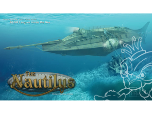 PEGASUS maquette espace 9120 Nautilus de Vingt mile lieues sous les mers 1/144