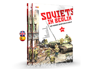 Ak Interactive livre AK130013 LES FORCES SOVIÉTIQUES À BERLIN en langue Anglaise et Espagnole