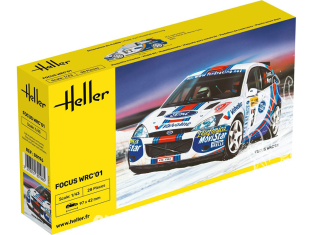 HELLER maquette voiture 80196 Focus WRC'01 1/43