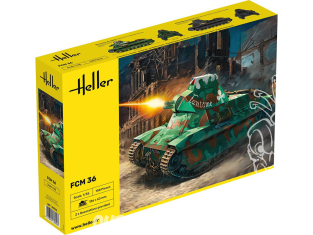 Heller maquette militaire 30322 FCM36 1/35