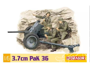 Dragon maquette militaire 75002 3.7cm Pack 36 1/6