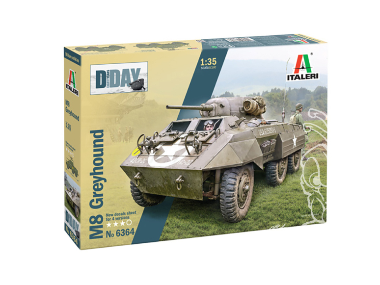 Italeri maquette militaire 6364 M8 Greyhound 1/35